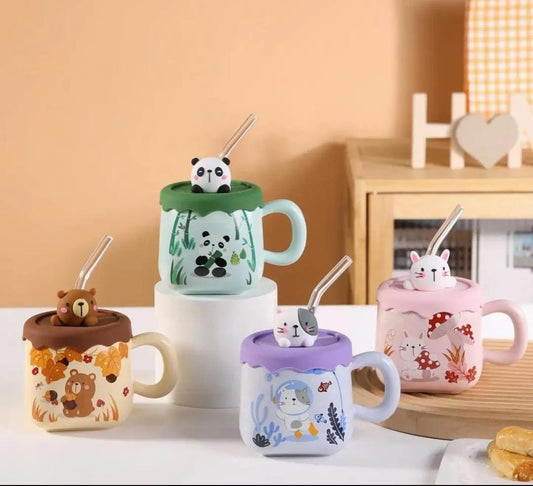 Silicon Character Faces Mugs