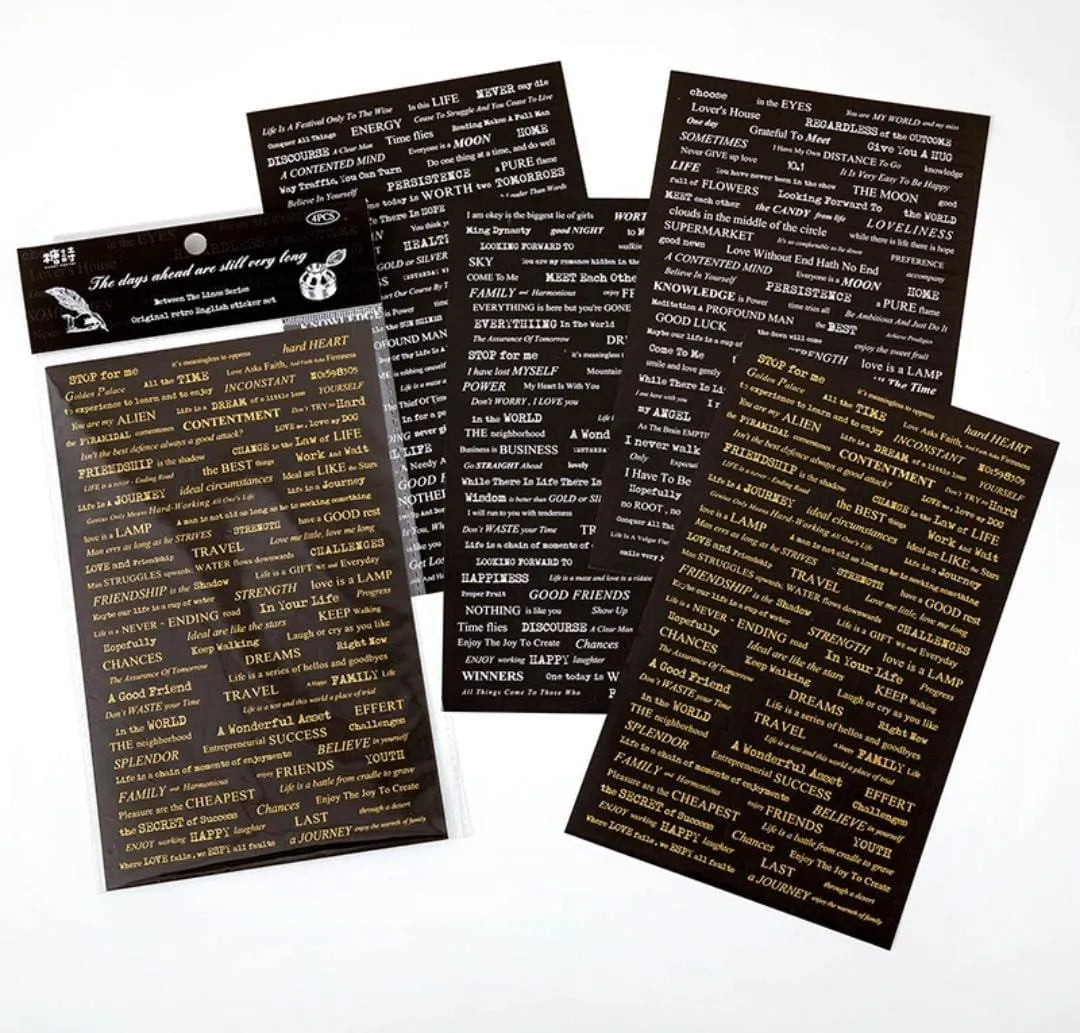 Creative Alphabet Stickers