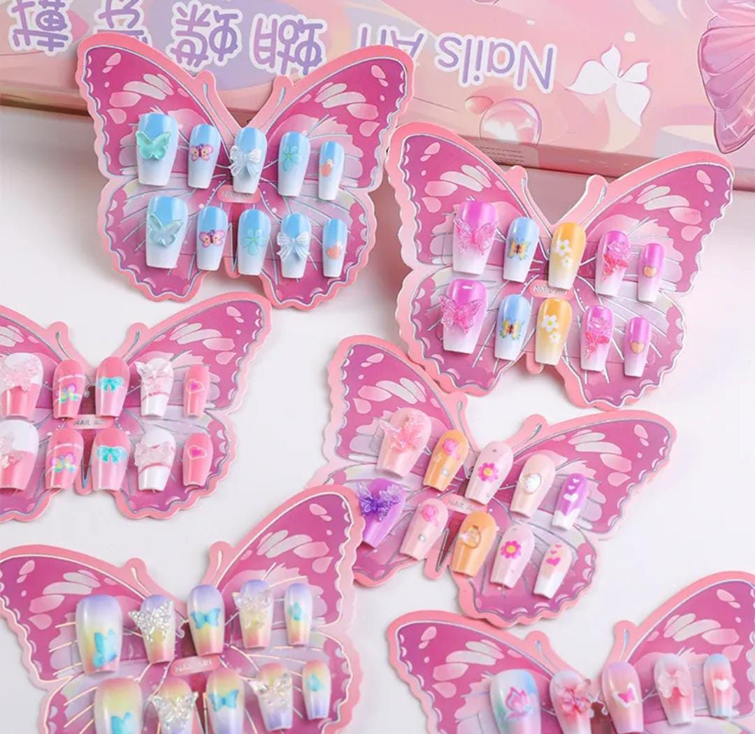 Butterfly 3D Nails
