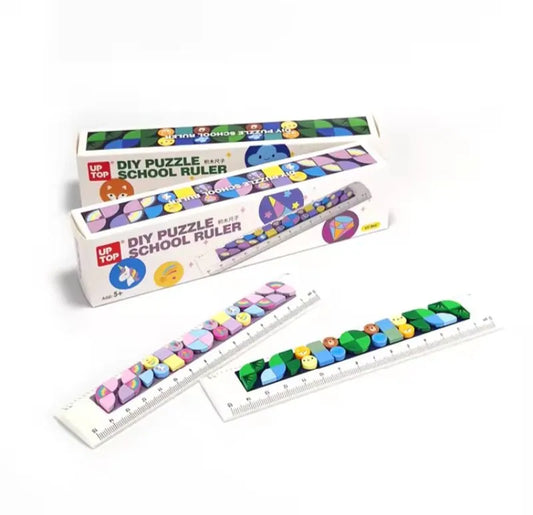 DIY Puzzle School Rulers