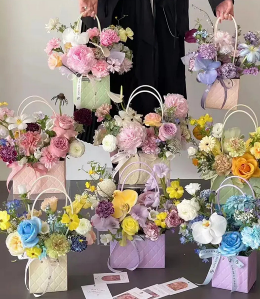 Reusable waterproof mini flower Gift bags