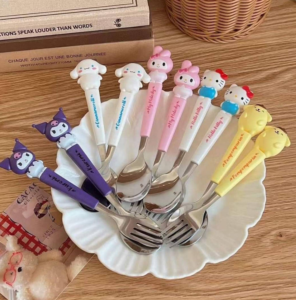 SANRIO Spoon Fork 2 piece set
