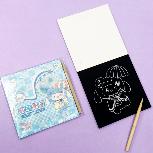 Scratch painting magic book