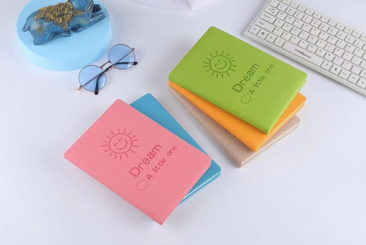 A5-sized vintage notebooks