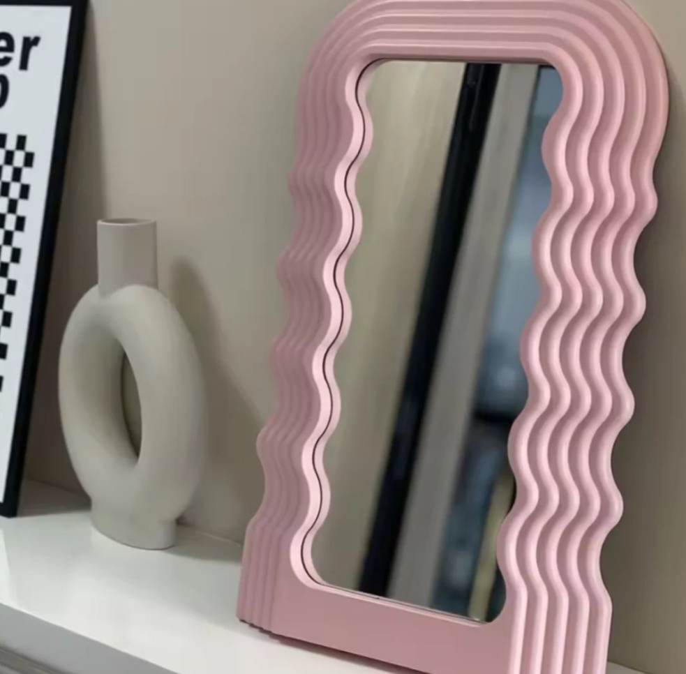 Wavy Wall Hanging Mirrors