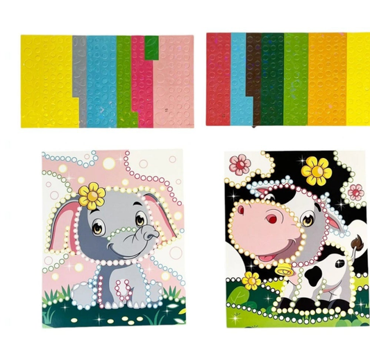 3D Dotty Art Sticker Set.
