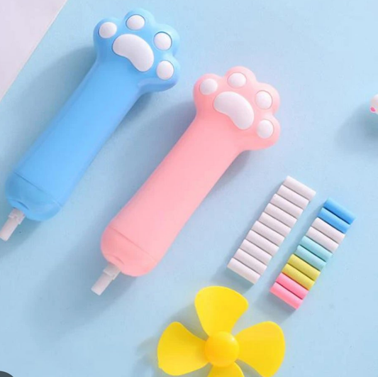 Battery Operated Electric Erasers With 20 pcs Refills