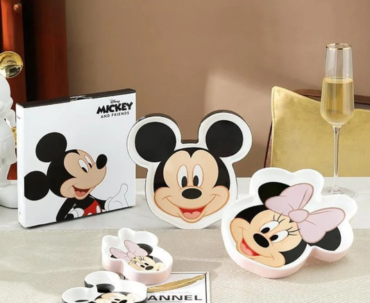 Original Disney Mickey and Minnie mouse ceramic tray
