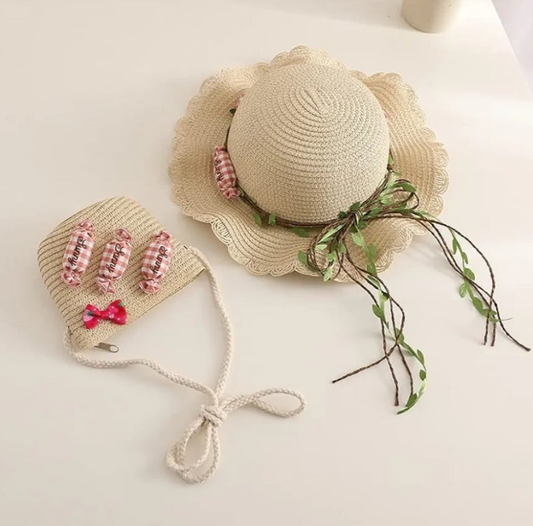 Candy Hat and Bag set