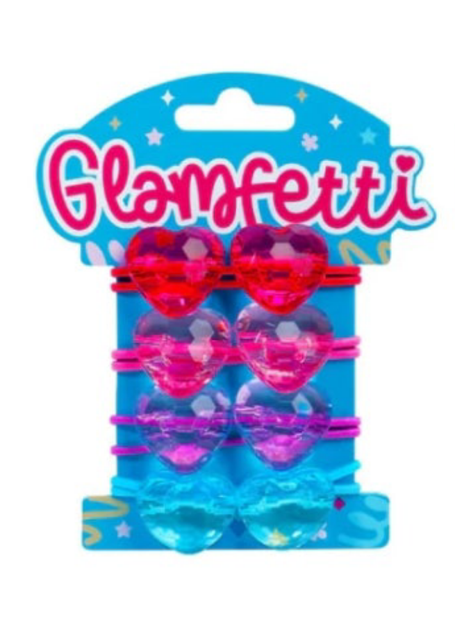 Glamfetti hair ties (pack of 4)
