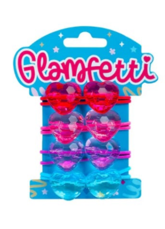 Glamfetti hair ties (pack of 4)