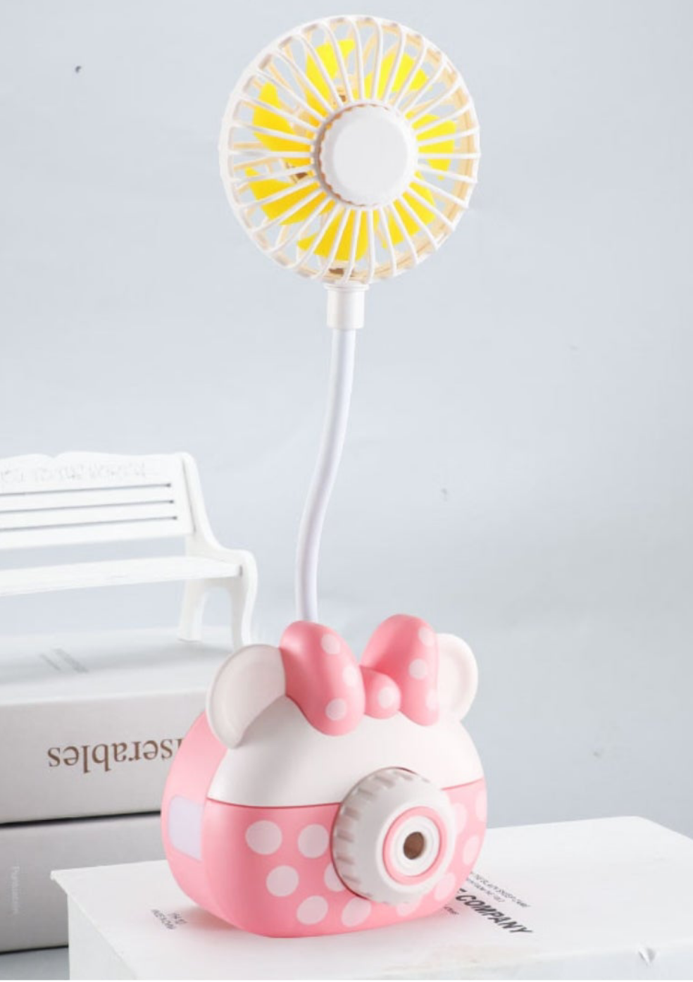 Recharable Pencil/Pen Holder+Pencil Sharpener With Light and Fan