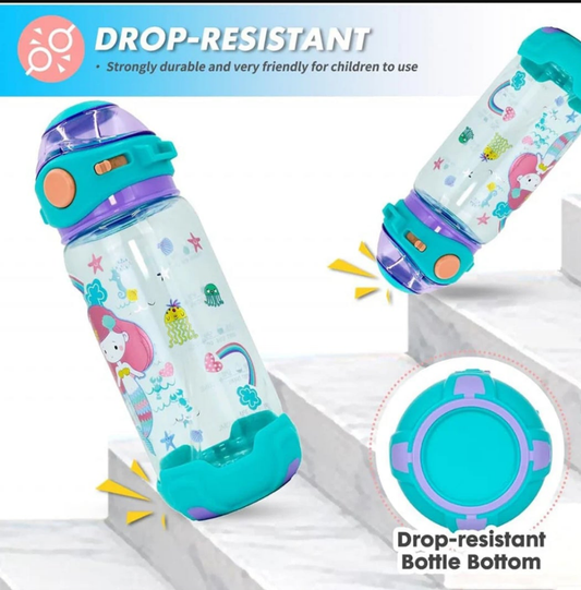 VEST Mermaid Printed Sipper Water Bottle 650ml