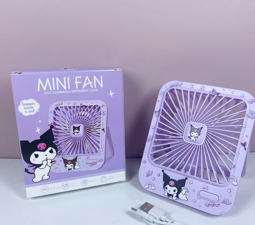 Sanrio desktop portable fans