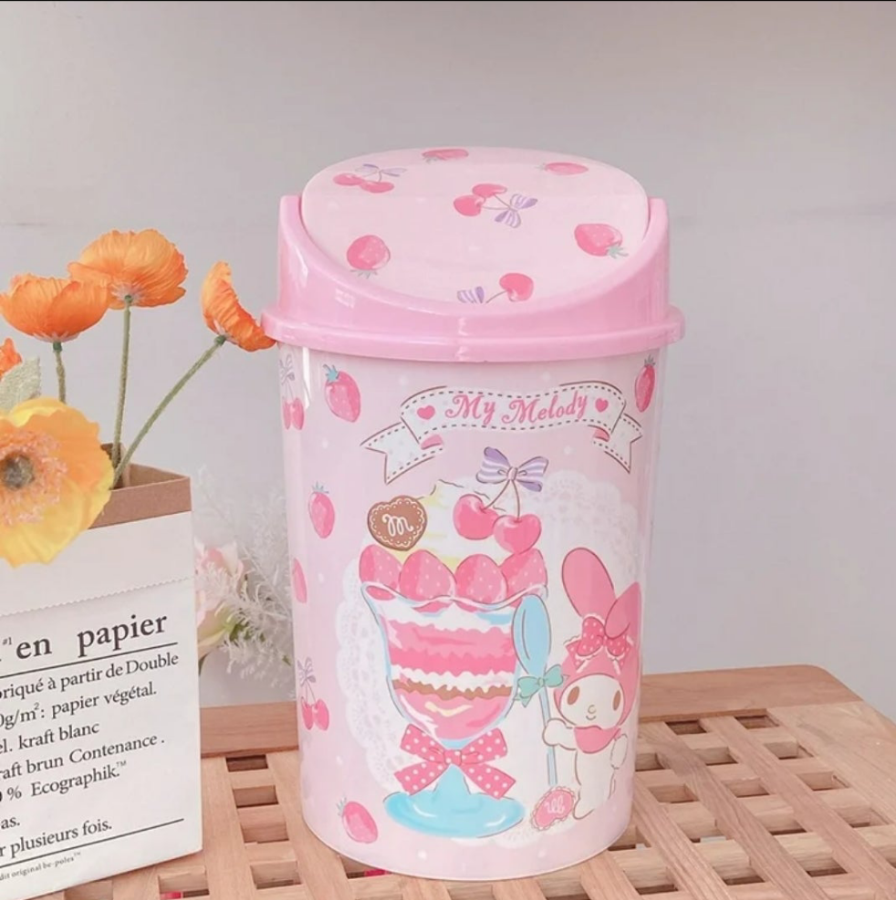 Sanrio My Melody Trash Can
