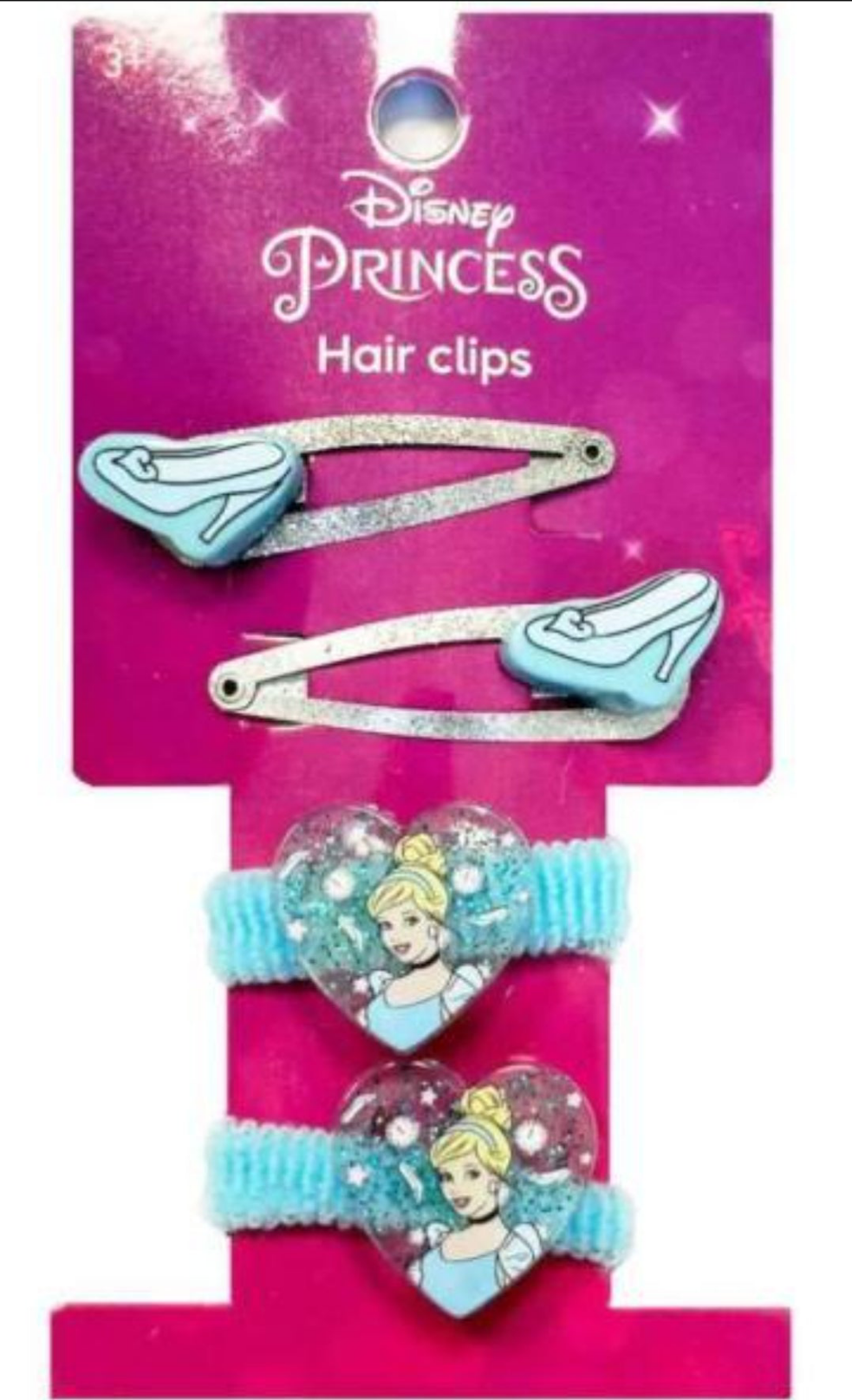 Cinderella hair clips