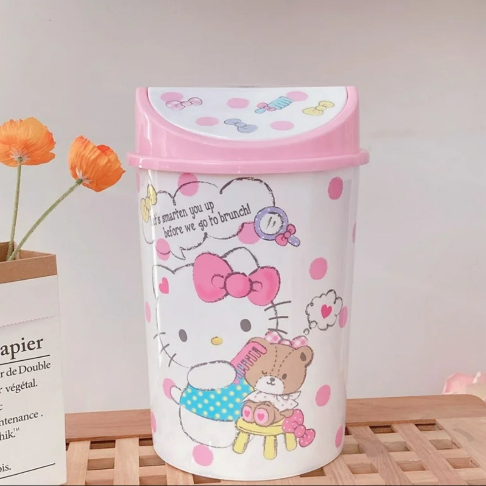 Hello Kitty Trash can