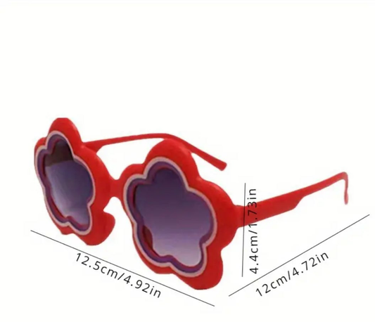 Flower shaped sunglasses