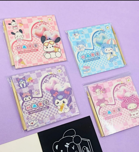 Scratch painting magic book