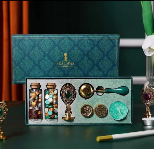 Vintage wax seal stamps sets