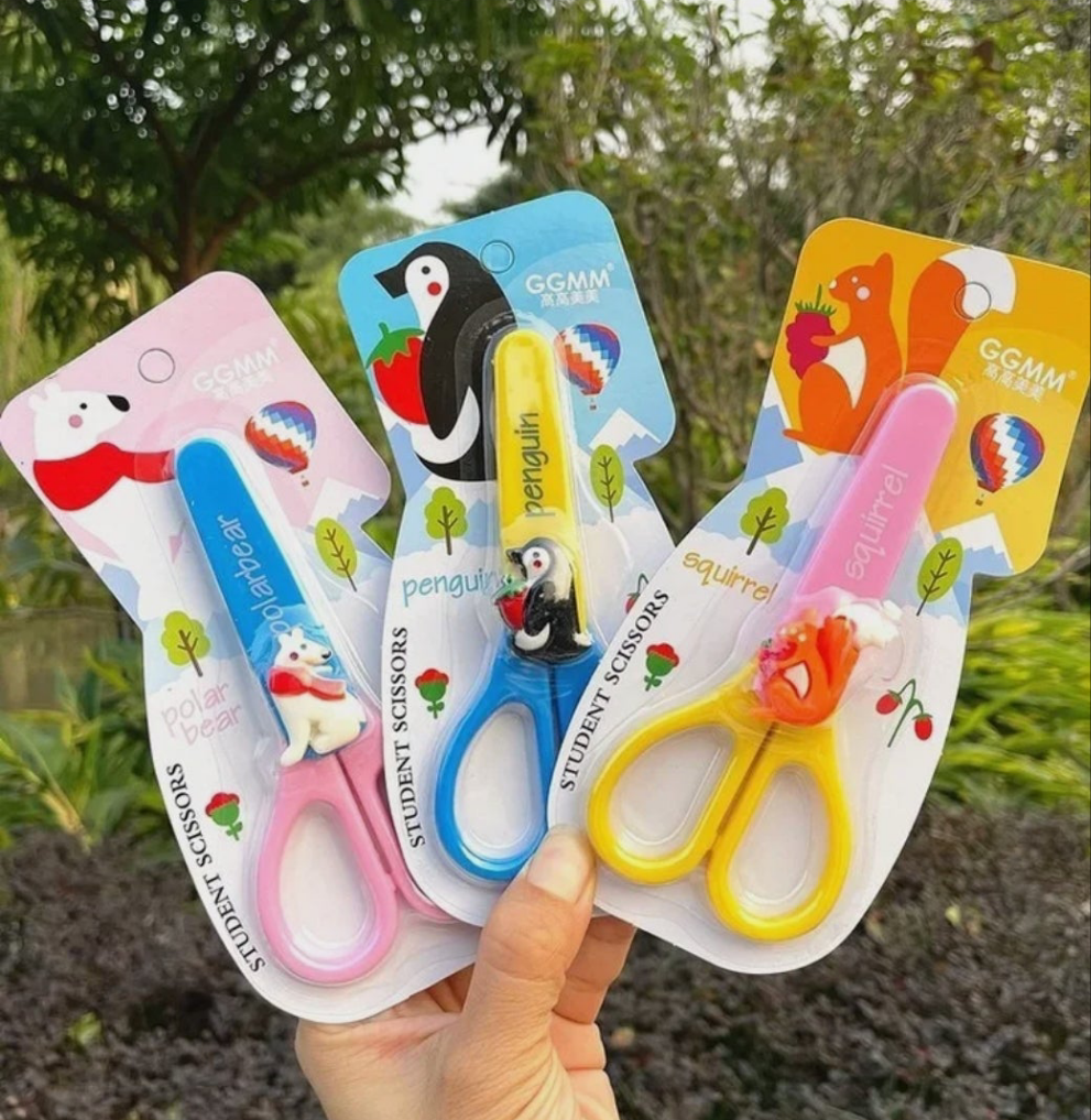 Animal character scissors