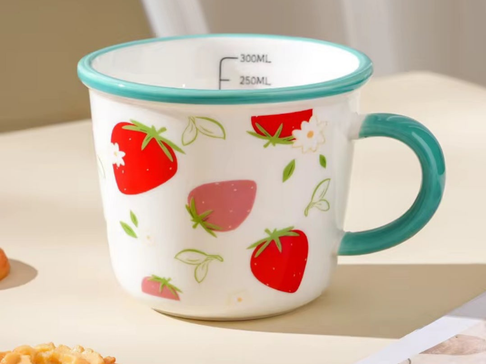 Fruits ceramic mugs