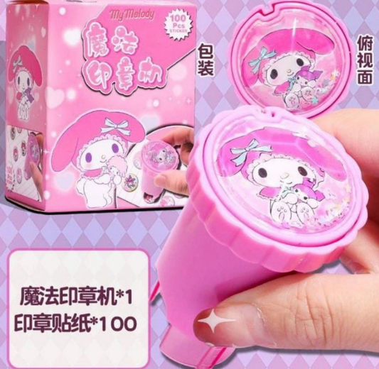 Sanrio magic sticker stamps..
