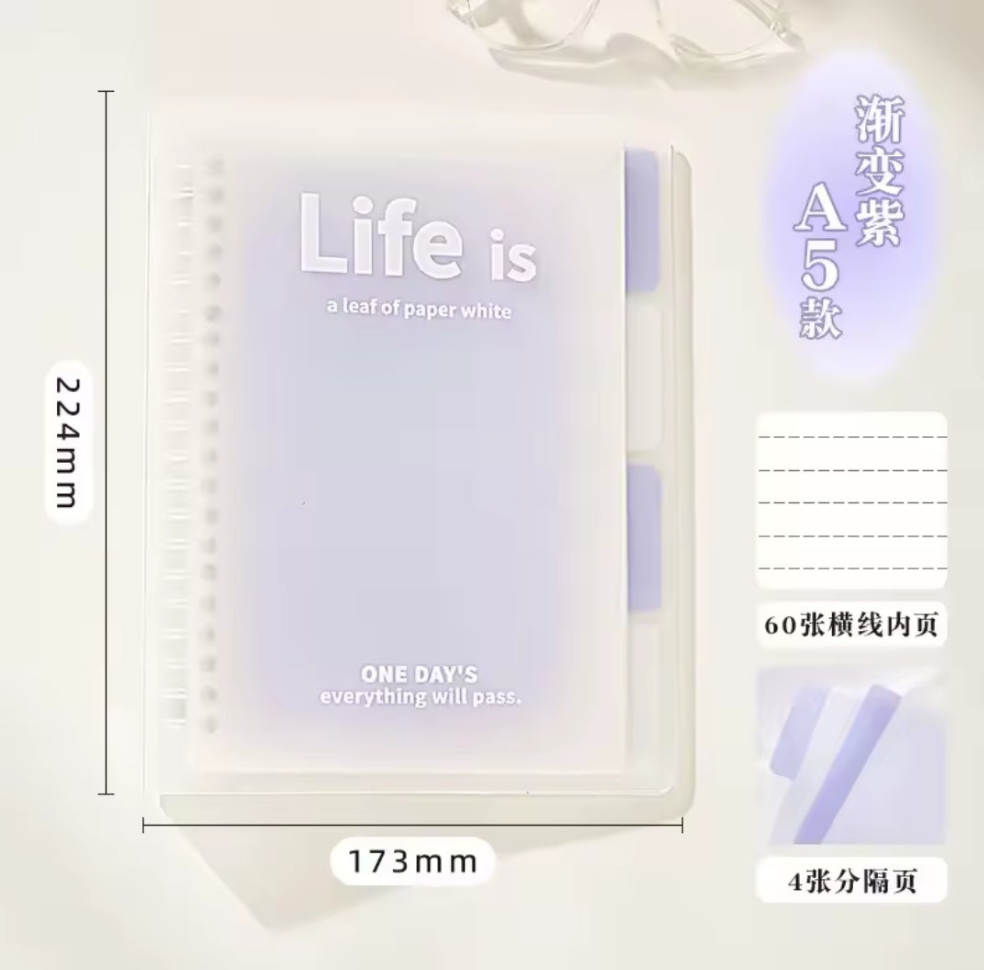 Life Is Like A Piece Of Paper Notebooks