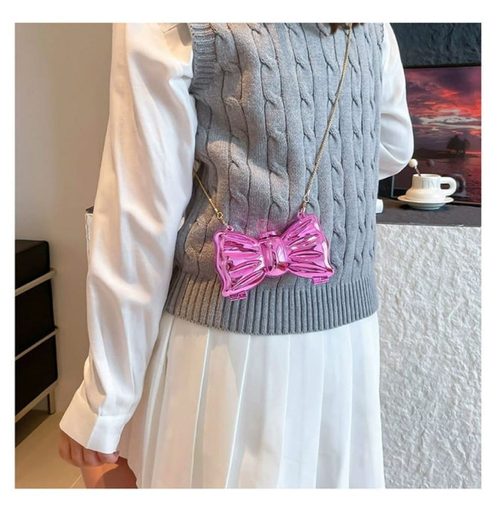 bow-shaped clutch bags