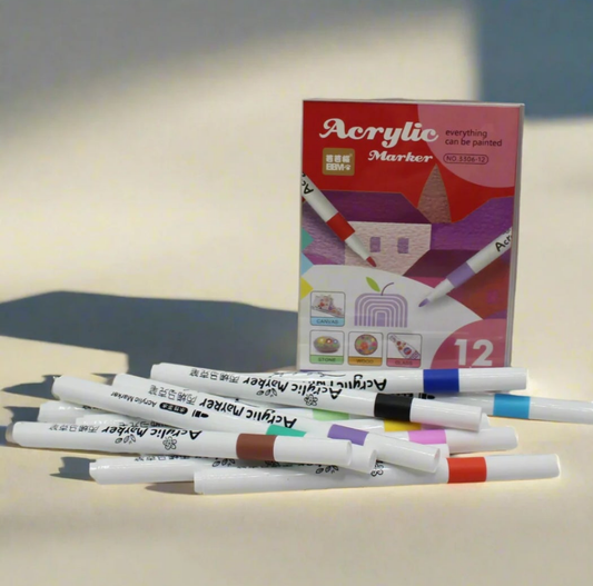 Acrylic Markers Box Set of 12
