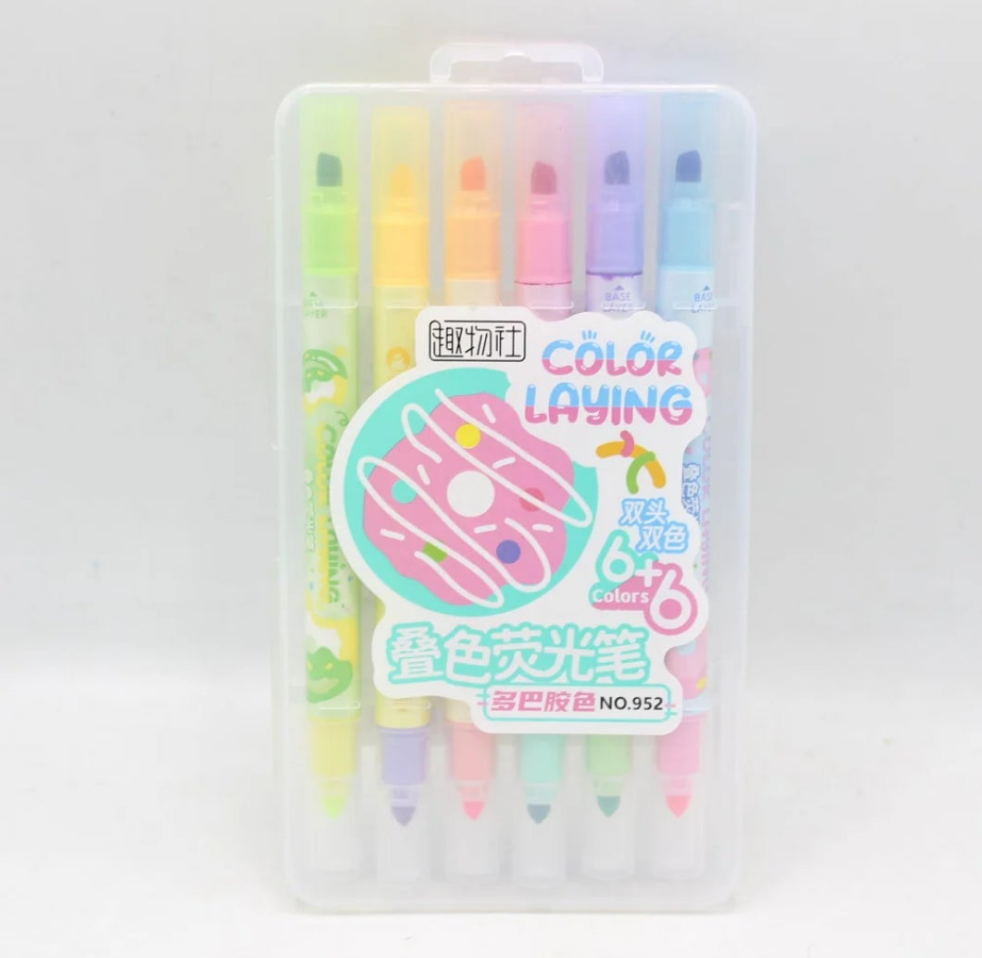Color Laying Highlighter (Pack of 6)