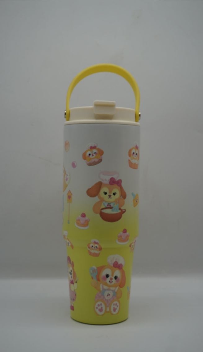 Duffy and Friends themed Stainless steel vacuum-insulated tumbler