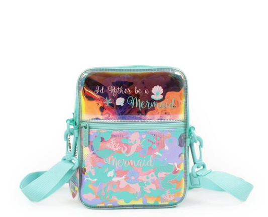 Vest mermaid-themed sling bag