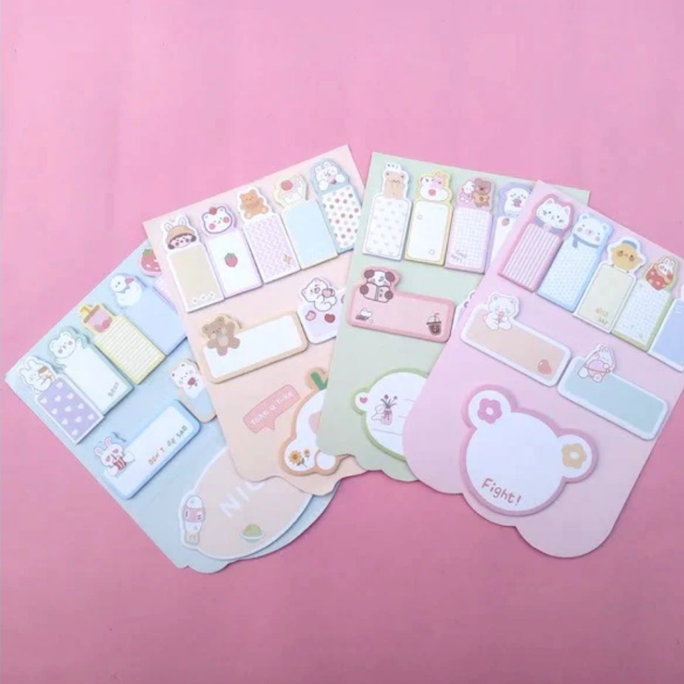 Cute Animal Sticky Notes & Tabs