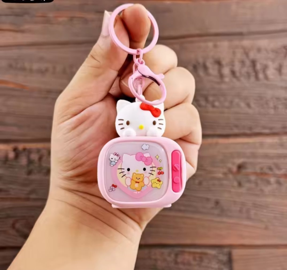 Hello Kitty Tv keychain