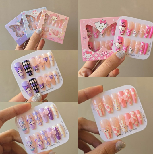 Press on artificial nails