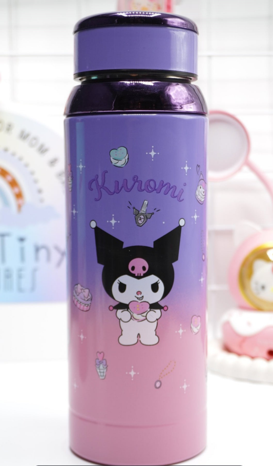 kuromi stainless steel water bottle