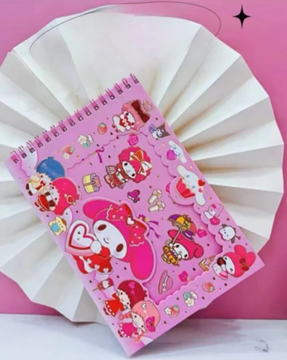 Sanrio A5 Stickers Landscape Scrapbook