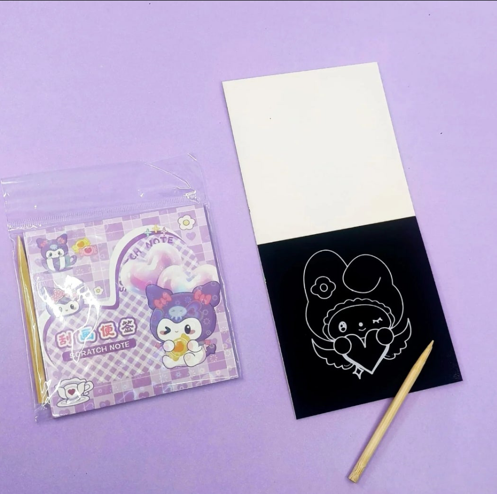 Scratch painting magic book