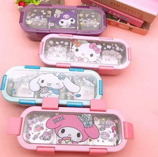 Premium Sanrio Stainless Steel Bento Lunch Boxes