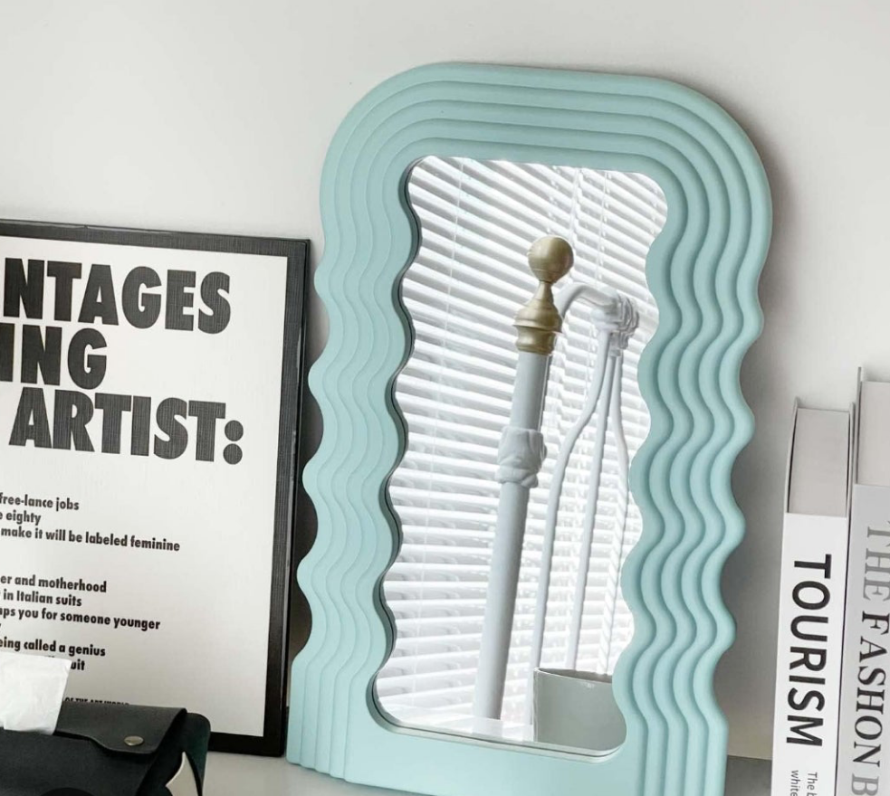 Wavy Wall Hanging Mirrors