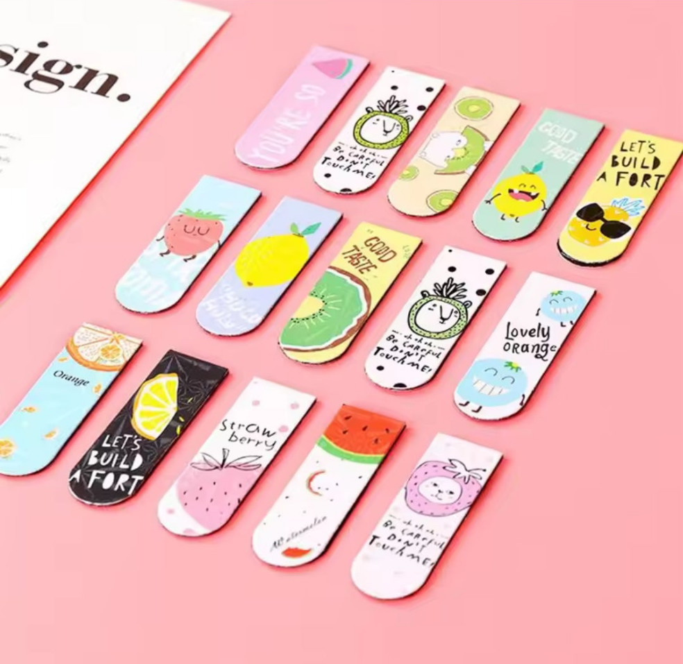 Magnetic bookmarks