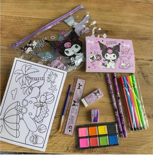 Kuromi stationary set (10 pcs)