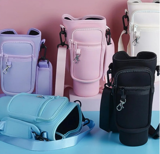 Tumbler Carrier Bag With Mobile Phone Pocket