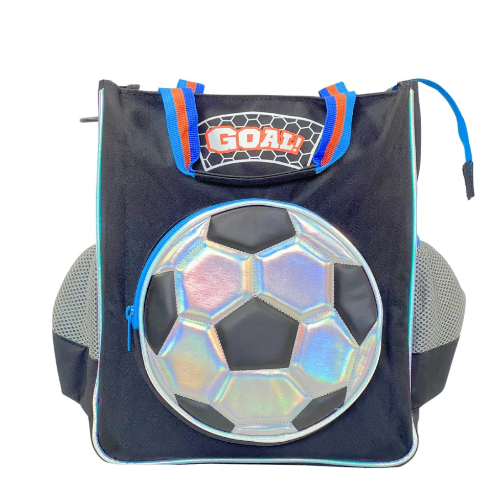 VEST football tote bag