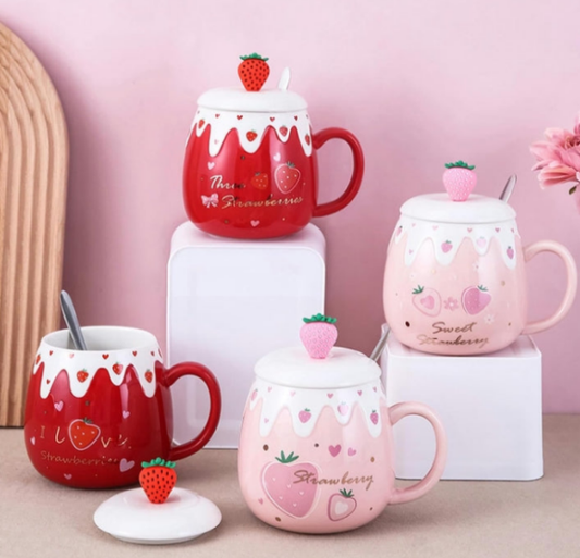 Fruits ceramic mugs