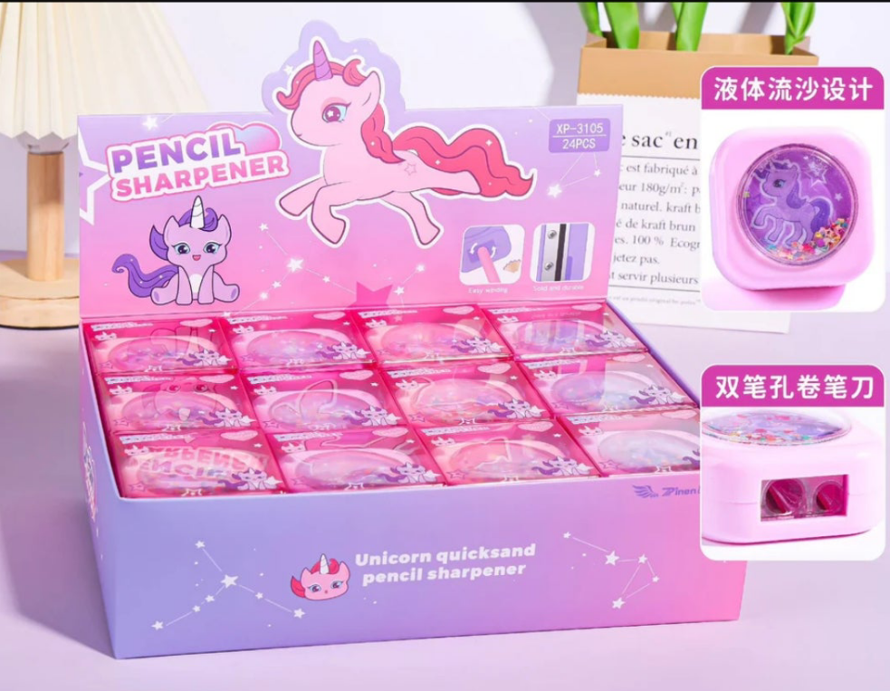 Unicorn quicksand pencil sharpener