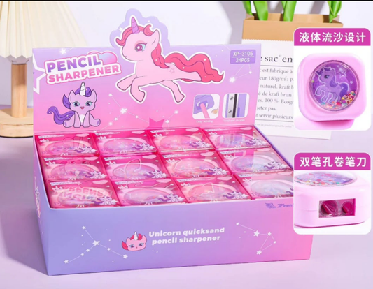 Unicorn quicksand pencil sharpener