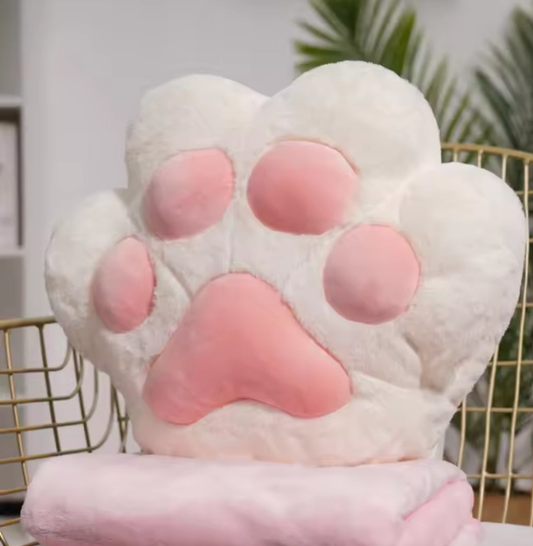 Paw Pillow with Blanket
