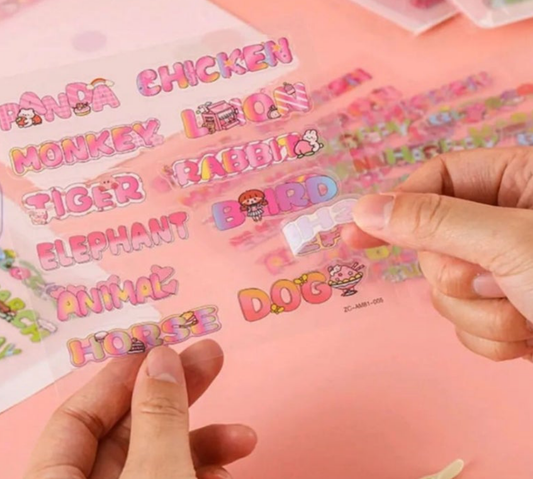 Decorating stickers